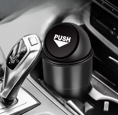 Leak-proof Mini Car Cupholder Trash Can with Lid