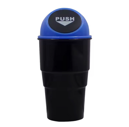 Leak-proof Mini Car Cupholder Trash Can with Lid
