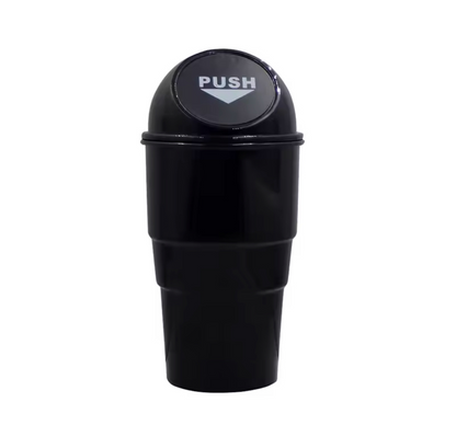 Leak-proof Mini Car Cupholder Trash Can with Lid