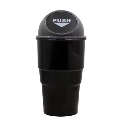 Leak-proof Mini Car Cupholder Trash Can with Lid
