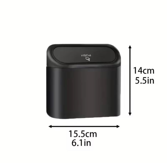 Leak-proof Mini Car Clip-On Trash Can with Lid + 300 Extra Bags